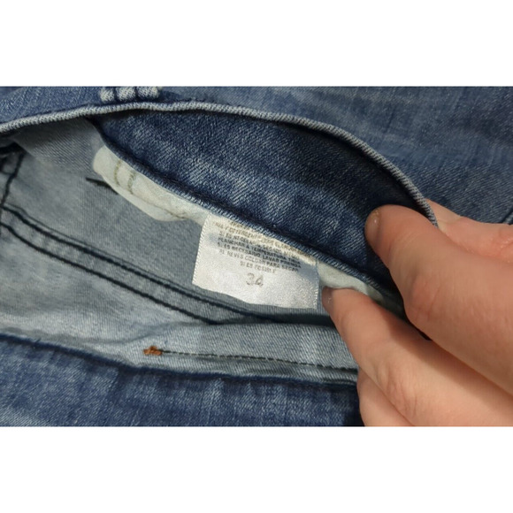 hugo boss orange jeans size 34 x 31.5 Inseam Straight Leg Blue Jeans - Picture 10 of 11